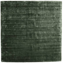 Brooklyn - Moss Green Rug 250X250 Modern Square Dark Green Large ( India)
