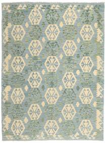 Kilim Afegão Old Style Tapete 178X242 Oriental Tecidos À Mão Cinzento Claro/Bege (Lã, Afeganistão)