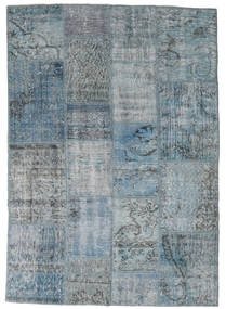 Patchwork 러그 138X194 정품
 모던 수제 라이트 그레이 (울, 터키)