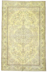 Colored Vintage 러그 187X300 정품
 모던 수제 다크 베이지/라이트 그린/베이지 (울, 터키)