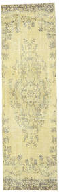 Colored Vintage 러그 83X282 정품
 모던 수제 복도용 러너
 옐로우/베이지 (울, 터키)