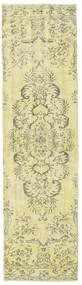 Colored Vintage Szőnyeg 81X301 Modern Csomózású Sárga/Bézs (Gyapjú, Törökország)
