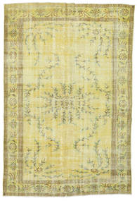 Colored Vintage Sag 177X265 Autentični
 Moderni Ručno Uzlan Žuta/Svjetlozelena (Vuna, Turska)