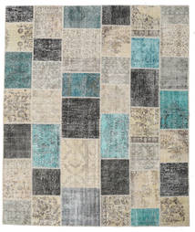 Patchwork Tapete 253X300 Moderno Feito A Mão Cinzento Claro/Castanho Claro Grande (Lã, Turquia)
