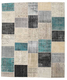 Patchwork Tapete 250X300 Moderno Feito A Mão Cinzento Claro/Cinza Escuro Grande (Lã, Turquia)