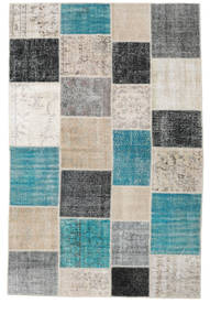 Patchwork Rug 197X301 Authentic
 Modern Handknotted Light Grey/White/Creme (Wool, Turkey)