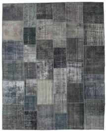 Patchwork Tapete 244X302 Moderno Feito A Mão Cinza Escuro/Cinzento Claro (Lã, Turquia)