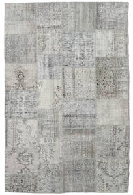 Patchwork Rug 198X300 Authentic
 Modern Handknotted Light Grey (Wool, Turkey)