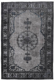 Colored Vintage Relief Dywan 215X314 Nowoczesny Tkany Ręcznie Jasnoszary/Ciemnoniebieski/Ciemnoszary (Wełna, Turcja)