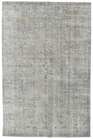 Colored Vintage Tapijt 206X320 Echt Modern Handgeknoopt Lichtgrijs (Wol, Turkije)