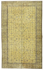 Colored Vintage Sag 166X272 Autentični
 Moderni Ručno Uzlan Svjetlozelena/Žuta/Maslinasto Zelena (Vuna, Turska)