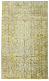 Colored Vintage Rug 176X296 Authentic
 Modern Handknotted Light Green/Dark Beige (Wool, Turkey)