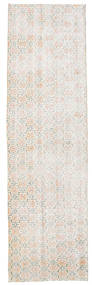 Colored Vintage Tappeto 84X290 Moderno Fatto A Mano Alfombra Pasillo Beige/Grigio Chiaro (Lana, Turchia)