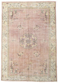 Colored Vintage Rug 220X316 Authentic
 Modern Handknotted Light Grey/Light Pink (Wool, Turkey)