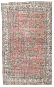 Taspinar 絨毯 200X336 オリエンタル 手織り 薄い灰色/ライトピンク (ウール, トルコ)