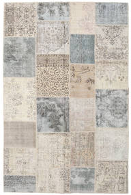 Patchwork Koberec 196X300 Moderní Ručně Tkaný Světle Šedá (Vlna, Turecko)