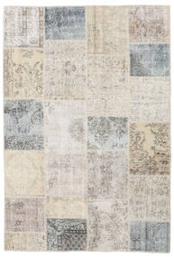 Patchwork Tapis 160X234 Moderne Fait Main Gris Clair (Laine, Turquie)