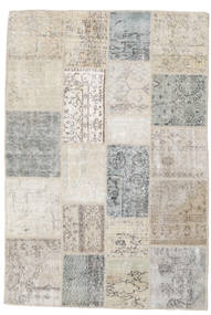 Patchwork Rug 138X203 Authentic
 Modern Handknotted Light Grey/Beige (Wool, Turkey)