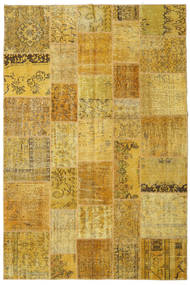 Patchwork Rug 200X300 Authentic
 Modern Handknotted Yellow/Olive Green (Wool, Turkey)