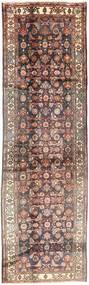 Hamadan Teppe 110X383 Ekte Orientalsk Håndknyttet Teppeløpere Lysbrun/Brun (Ull, Persia/Iran)