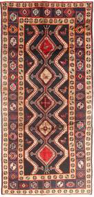 Koliai Tapete 140X308 Oriental Feito A Mão Tapete Passadeira Castanho/Azul Escuro (Lã, Pérsia/Irão)