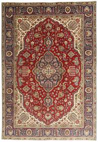 Tabriz 러그 197X295 정품
 오리엔탈 수제 다크 레드/라이트 브라운 (울, 페르시아/이란)