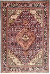 Tabriz 러그 196X295 정품
 오리엔탈 수제 다크 레드/브라운 (울, 페르시아/이란)