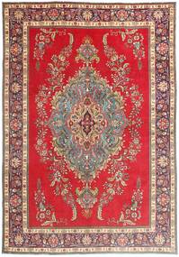 Tabriz Rug 200X290 Authentic Oriental Handknotted Dark Red/Rust Red (Wool, Persia/Iran)