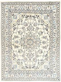 Nain 러그 150X197 정품
 오리엔탈 수제 베이지/라이트 그레이 (울, 페르시아/이란)