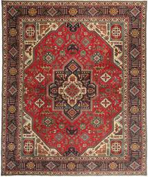 Tabriz Patina Rug 328X395 Authentic
 Oriental Handknotted Dark Red/Dark Brown Large (Wool, Persia/Iran)
