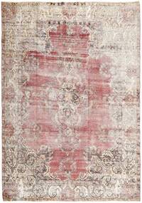 Colored Vintage Rug 205X288 Authentic Modern Handknotted Light Grey/White/Creme (Wool, Persia/Iran)