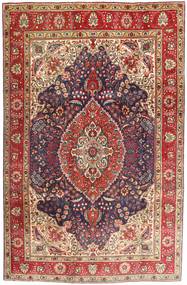 Tabriz Rug 200X302 Authentic Oriental Handknotted Dark Red/Dark Brown (Wool, Persia/Iran)
