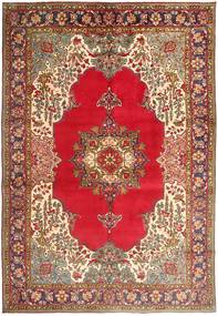 Tabriz 러그 205X303 정품
 오리엔탈 수제 브라운/다크 레드 (울, 페르시아/이란)