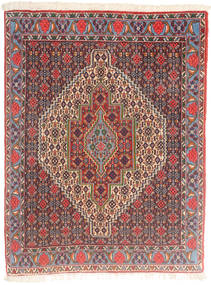 Senneh 러그 80X110 정품
 오리엔탈 수제 라이트 그레이/다크 블루 (울, 페르시아/이란)