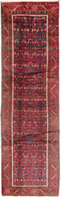 Hamadã Tapete 110X390 Oriental Feito A Mão Tapete Passadeira Vermelho Escuro/Castanho Escuro (Lã, Pérsia/Irão)