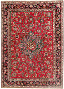 Tabriz Patina Rug 243X335 Authentic Oriental Handknotted Brown/Crimson Red (Wool, Persia/Iran)