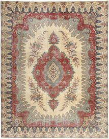 Tabriz Patina Rug 272X352 Authentic
 Oriental Handknotted Light Brown/Beige Large (Wool, Persia/Iran)
