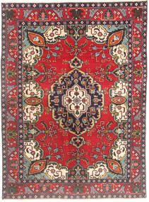 Tabriz Patina Tapete 137X185 Oriental Feito A Mão Azul Escuro/Vermelho (Lã, Pérsia/Irão)