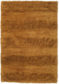 New York - Amarelo Mostarda Tapete 170X240 Moderno Castanho/Laranja (Lã, Índia)