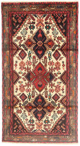 Hamadan Tappeto 100X190 Orientale Fatto A Mano Marrone Scuro/Beige (Lana, Persia/Iran)