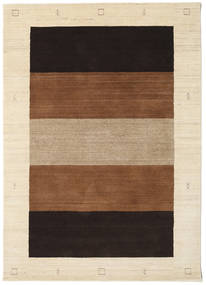 Gabbeh Indo Matto 161X225 Moderni Käsinsolmittu Beige/Ruskea/Musta (Villa, Intia)