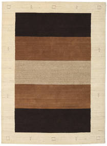 Gabbeh Indo Matto 146X199 Moderni Käsinsolmittu Beige/Tummanruskea/Ruskea (Villa, Intia)