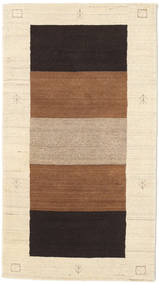 Gabbeh Indo Matto 80X143 Moderni Käsinsolmittu Beige/Tummanruskea (Villa, Intia)
