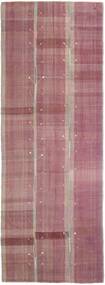Kilim Tapete 155X450 Oriental Tecidos À Mão Tapete Passadeira Roxo/Cinzento Claro (Lã, Pérsia/Irão)
