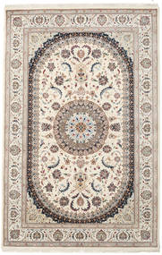 Nain Indo Alfombra 199X306 Oriental Hecha A Mano Beige/Gris Claro/Marrón Claro ( India)