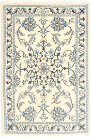 Наин Ковер 60X90 Ковры Ручной Работы Бежевый/Светло-Серый (Шерсть, Персия/Иран)