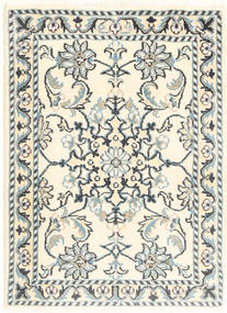 ナイン 絨毯 60X90 オリエンタル 手織り ベージュ/薄い灰色 (ウール, ペルシャ/イラン)
