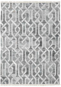 Trinny - Dunkel Grau/Grau Teppich
 170X240 Echter Moderner Handgewebter Hellgrau/Weiß/Creme ( Indien)