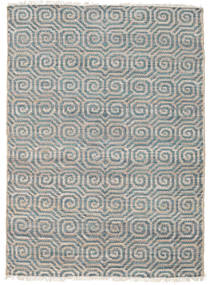 Thar Jute Sag 140X200 Autentični
 Moderni Ručno Tkani Svjetlosiva/Tamnosiva ( Indija)