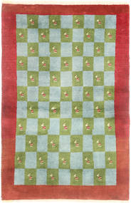 Gabbeh Kashkooli Szőnyeg 85X130 Modern Csomózású Sötétpiros/Olívazöld (Gyapjú, Perzsia/Irán)